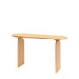 Large Curved Natural Console Table - Geo - Caspian House