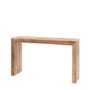 Large Natural Mango Wood Console Table - Lowa - Caspian House 