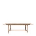 Large Oak Extendable Dining Table with Bobbin Detail seats 8 - Artisan - Caspian House 