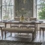 Large Oak Extendable Dining Table with Bobbin Detail seats 8 - Artisan - Caspian House 