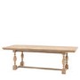 Rectangular Trestle Extendable Dining Table seats 8 - Vancouver - Caspian House 