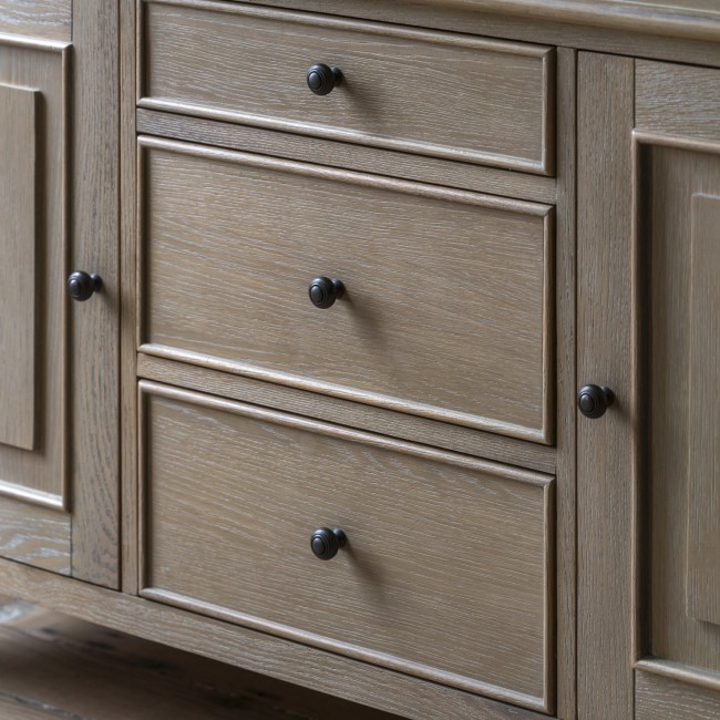 Oak Sideboard with Bobbin Detail - Artisan - Caspian House 