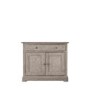 Wooden Farmhouse Sideboard with 2 Doors 1 Drawer Maverick- Caspian House