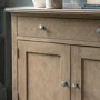 Wooden Farmhouse Sideboard with 2 Doors 1 Drawer Maverick- Caspian House