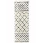 Cream & Grey Runner Rug 080x240cm -Alto