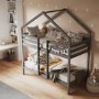 House Bunk Bed in Grey - Nest - Flair