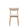 Siya Set of 2 Natural Dining Chairs -Caspian House