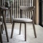 Siya Set of 2 Smoked Dining Chairs -Caspian House