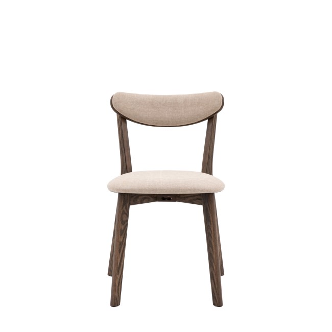 Set of 2 Smoked Dining Chairs - Siya - Caspian House