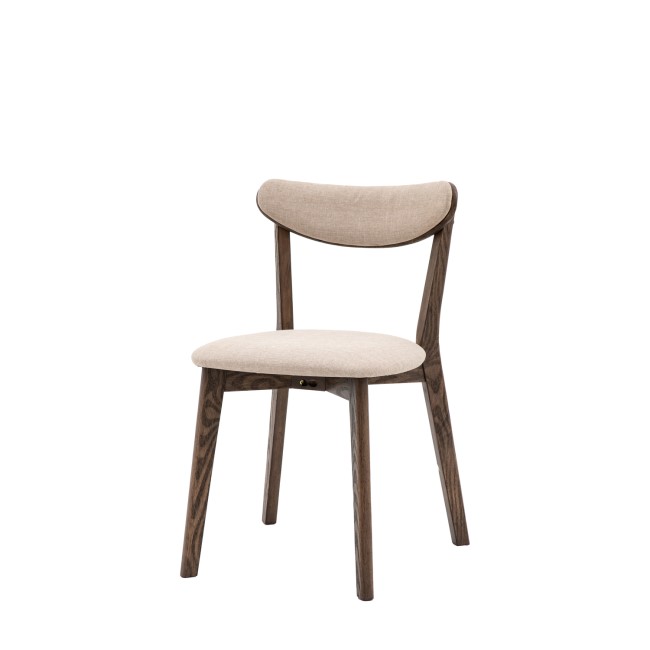 Set of 2 Smoked Dining Chairs - Siya - Caspian House