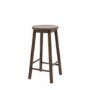 Siya Smoked Oak Kitchen Stool -Caspian House