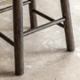 Siya Smoked Oak Kitchen Stool -Caspian House