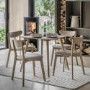 Siya Small Square Natural Dining Table -Caspian House