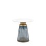 Nuri Blue Side Table - Caspian House