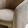 Beige Fabric Dining Chair- Nell- Caspian House