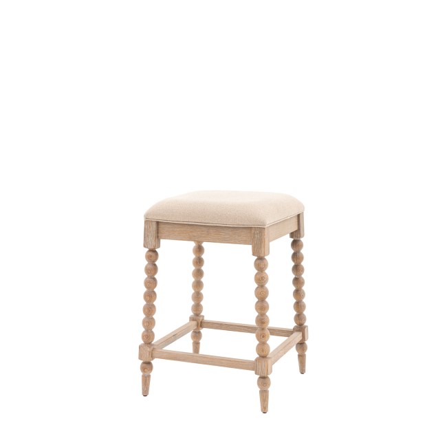 Kitchen Stool with Bobbin Detail - Artisan- Caspian House