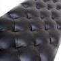 Real Leather Black Dining Bench - Jaxson