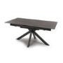 Brown Marble Effect Extendable Dining Table - Carmen