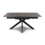 Brown Marble Effect Extendable Dining Table - Carmen