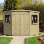 Shire Corner Shed 8x8 ft Pressure Treated