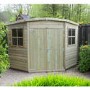 Shire Corner Shed 8x8 ft Pressure Treated