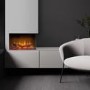 Acantha Aspire 50 Corner View Media Wall Electric Fire