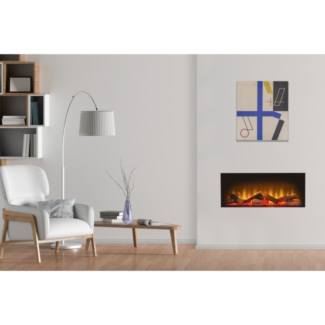 Acantha Aspire 75 Fully Inset Media Wall Electric Fire