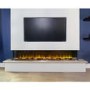 Adam Sahara Panoramic Media Wall Electric Fire, 81 Inch