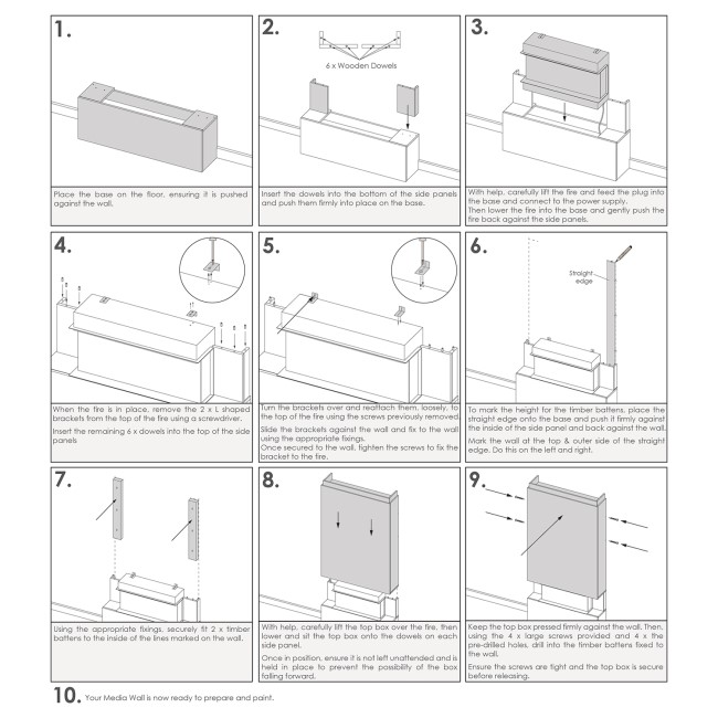 Adam Sahara Pre-Built Panoramic Media Wall 1