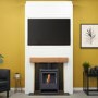 Acantha Pre-Built Stove Media Wall 1 with OKO S1 Bio Ethanol Stove in Charcoal Grey