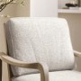 Beige Teddy Mid Century Armchair - Farren