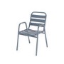 4 Seater Grey Aluminium Garden Dining Set - Como 