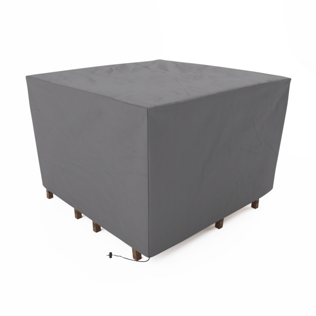 Small Square Water Resistant Garden Furniture Cover with Drawstring -130x130x80cm