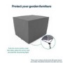 Medium Rectangle Water Resistant Garden Furniture Cover with Drawstring -150x170x120cm