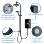 Triton Amore DuElec 9.5kW Black Electric Shower