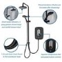 Triton Danzi Duelec 9.5kW Soft Black Electric Shower