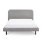 Grey Boucle Double Bed Frame - Julian Bowen