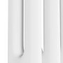 Reggio White Horizontal Double Column Traditional Radiator 300x605mm 1062 BTU - Cast Iron Style