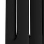 Reggio Midnight Black Horizontal Double Column Traditional Radiator 300x425mm 735 BTU - Cast Iron Style