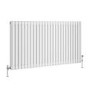 Reggio White Horizontal Triple Column Traditional Radiator 600x1190mm 5173 BTU - Cast Iron Style