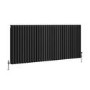 Reggio Midnight Black Horizontal Triple Column Traditional Radiator 600x1460mm 6367 BTU - Cast Iron Style