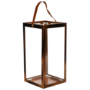 Ivyline Small Tall Copper Outdoor Lantern Hampton