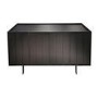 Large Black Oak Sideboard - 4 Doors - Helmer