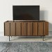 Small Walnut TV Stand with Storage - TV's up to 50" - Helmer