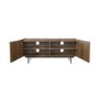 Small Walnut TV Stand with Storage - TV's up to 50" - Helmer