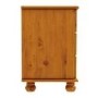 Pine 3 Drawer Bedside Table - Hamilton