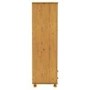 Pine 3 Door Triple Wardrobe with Drawers - Hamilton