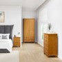 Pine 3 Door Triple Wardrobe with Drawers - Hamilton