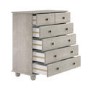 Warm Grey Chest of 6 Drawers - Hampton