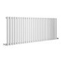 Sorrento White Horizontal Oval Designer Radiator 600x1593mm Single Panel 4255 BTU